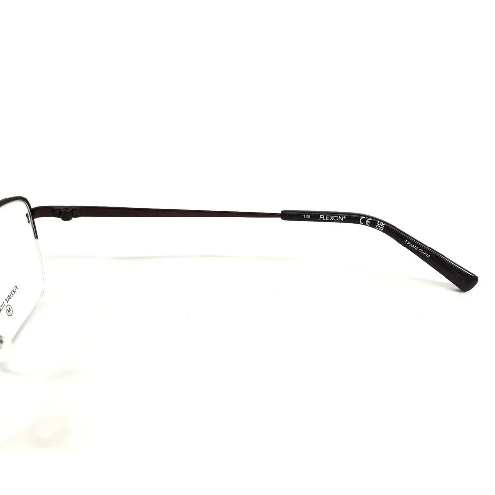 Flexon Eyeglasses Frames W3043 505 Satin Plum Purple Crystals Titanium 51-18-135